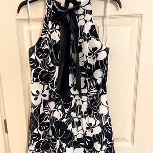 Adorable tie neck dress